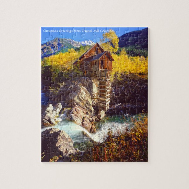 Crystal Mill Colorado. Jigsaw Puzzle (Vertikal)