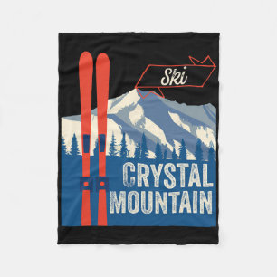 Crystal Mountain Ski Gear Crystal Mountain Berg Fleecedecke