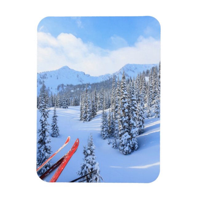 Crystal Mountain Ski Resort, nahe dem Berg Rainier Magnet (Vertikal)