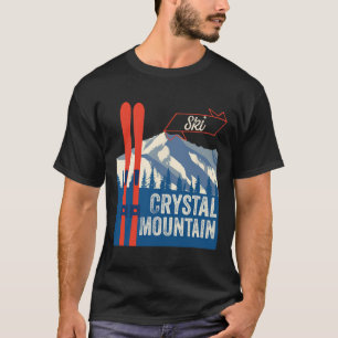 Crystal Mountain Skiausrüstung Crystal Mountain Be T-Shirt