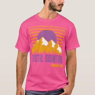 Crystal Mountain Washington Vintag Mountains Hiki T-Shirt