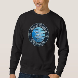 Crystal Mountain Washington WA Ski Souvenir Snow G Sweatshirt