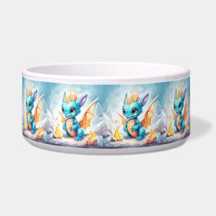Crystal Niedlich Baby Blue Dragon Napf