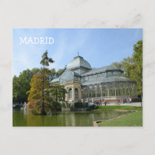 Crystal Palace, Madrid Postkarte