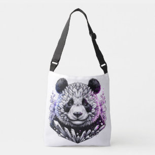 Crystal Panda Fantasy Art Tragetaschen Mit Langen Trägern