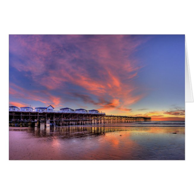Crystal Pier Sunset (Vorderseite (Horizontal))
