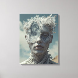 Crystal Portrait Leinwanddruck