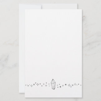 Crystal Print Stationary Briefpapier