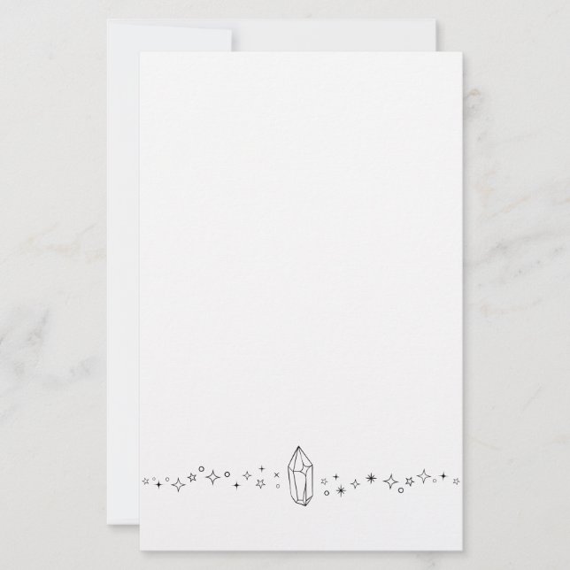Crystal Print Stationary Briefpapier (Vorderseite)