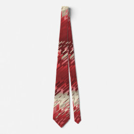 Crystal Prism Striped Spectrum Red beidseitig Krawatte