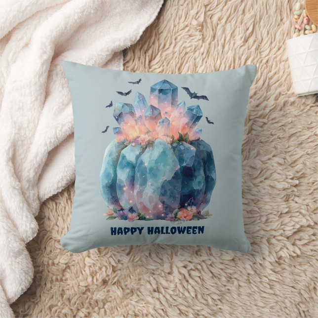 Crystal Pumpkin Halloween Kissen (Decke)
