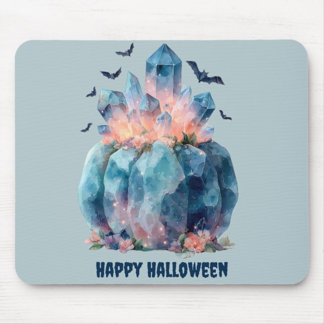 Crystal Pumpkin Halloween Mousepad (Vorne)