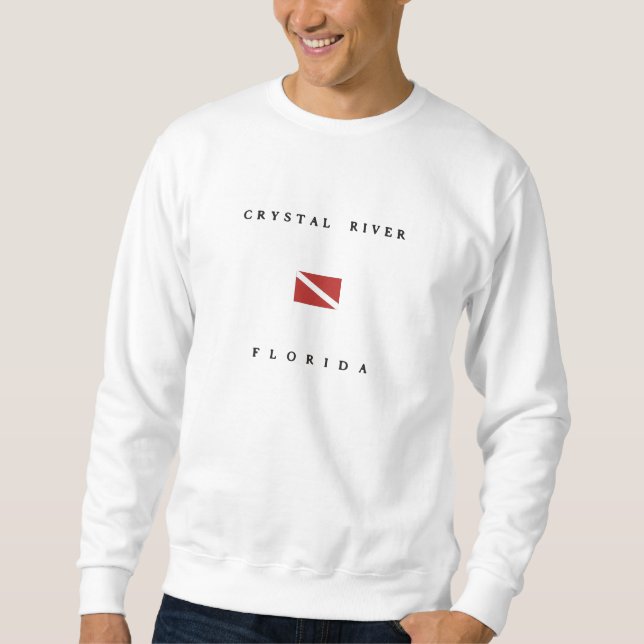 Crystal River Florida Sweatshirt (Vorderseite)