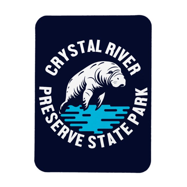 Crystal River Preserve Staat Park Magnet (Vertikal)