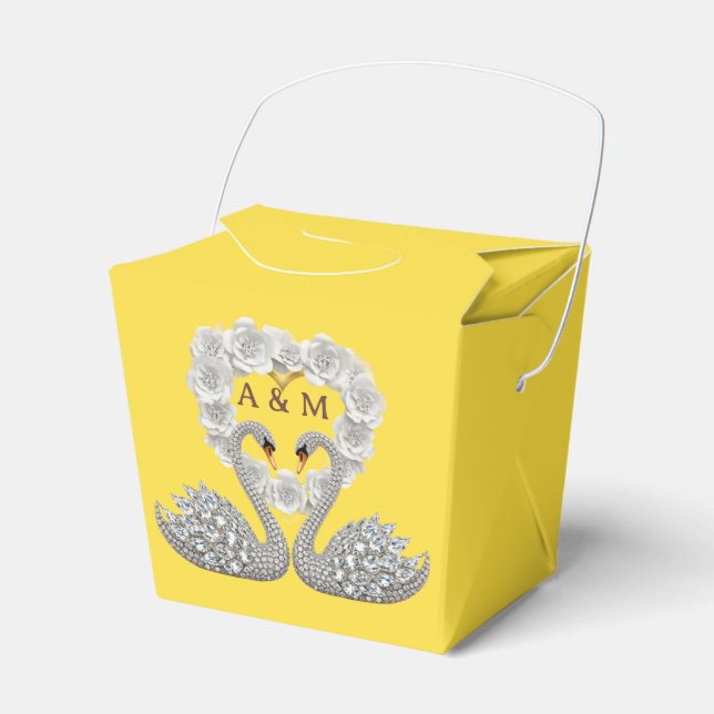 Crystal Romance Hochzeitsfeier Stil Geschenkschachtel (Vorderseite)
