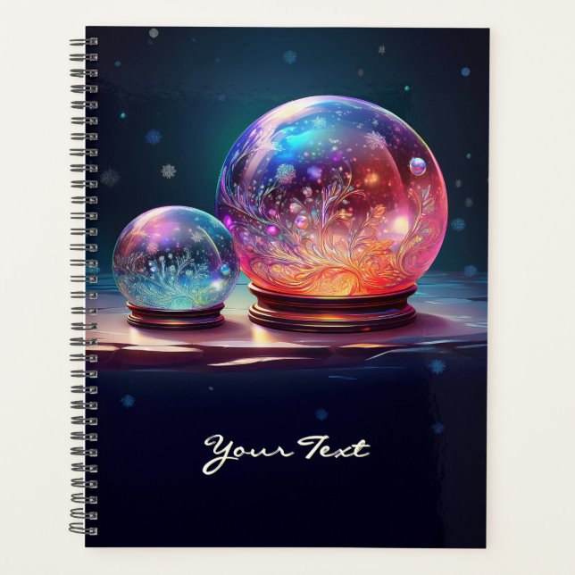 Crystal Snowballs Christmas Holiday Planner Planer (Vorderseite)