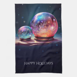 Crystal Snowballs Holiday Kitchen Towel Geschirrtuch