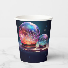 Crystal Snowballs Holiday Paper Cups Pappbecher