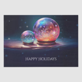 Crystal Snowballs Holiday Tissue Paper Seidenpapier