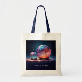 Crystal Snowballs Holiday Tote Bag Tragetasche