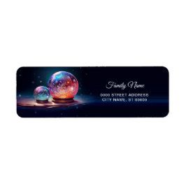 Crystal Snowballs Return Address Label