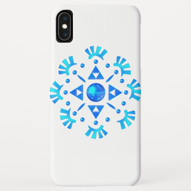 Crystal Snowflake Case-Mate iPhone Hülle (Rückseite)