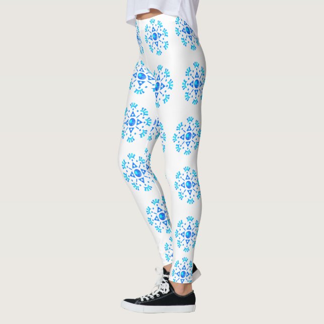 Crystal Snowflake Leggings (Links)