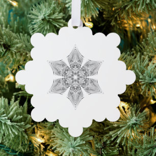 Crystal Snowflake - Ornament Karte