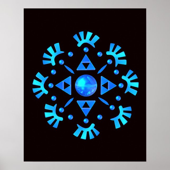 Crystal Snowflake Poster (Vorne)