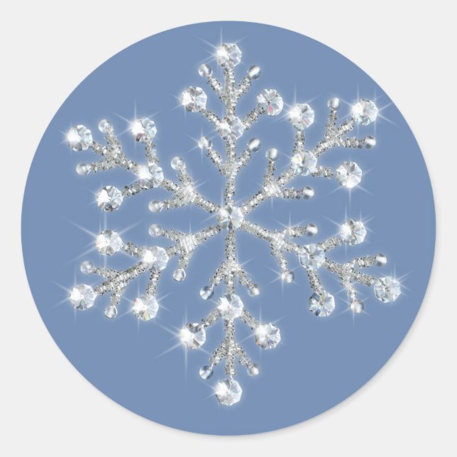 Crystal Snowflake Sticker (Vorderseite)