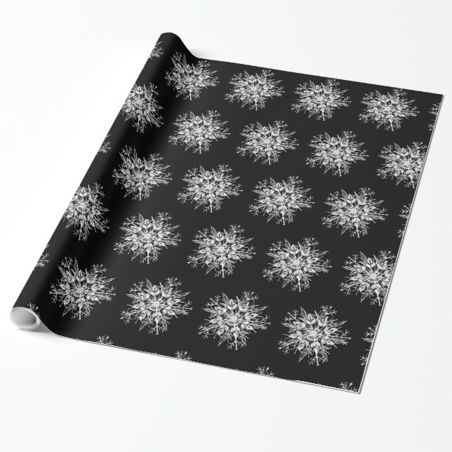 Crystal Snowflakes Geschenkpapier (Ungerollt)