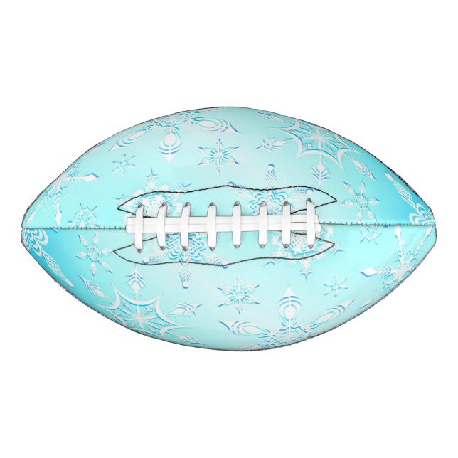 Crystal Snowflakes Pattern Football (Vorderseite)