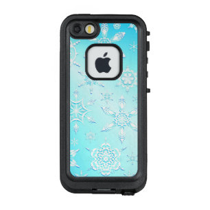 Crystal Snowflakes Pattern LifeProof FRÄ’ iPhone SE/5/5s Hülle