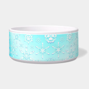 Crystal Snowflakes Pattern Napf