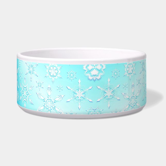 Crystal Snowflakes Pattern Napf (Links)