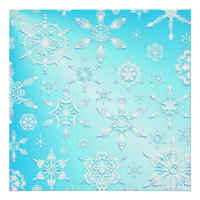 Crystal Snowflakes Pattern