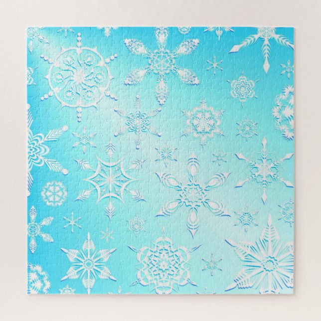 Crystal Snowflakes Pattern Puzzle (Vertikal)