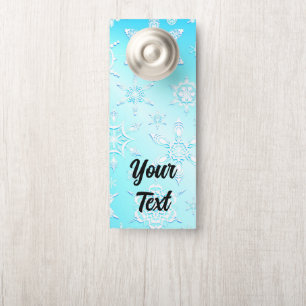 Crystal Snowflakes Pattern Türanhänger