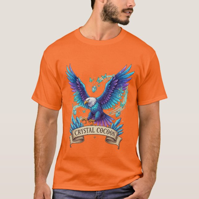 Crystal Soar – The Eagle of Transformation Tee (Vorderseite)