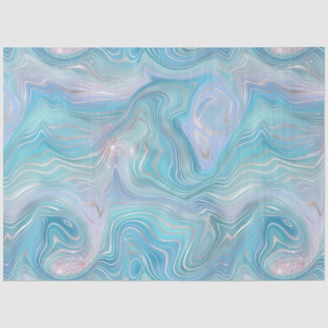 Crystal Strata Serie Design 6 Seidenpapier (Vorderseite)