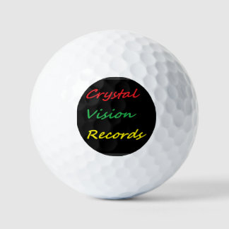 Crystal Vision Records Golfbälle