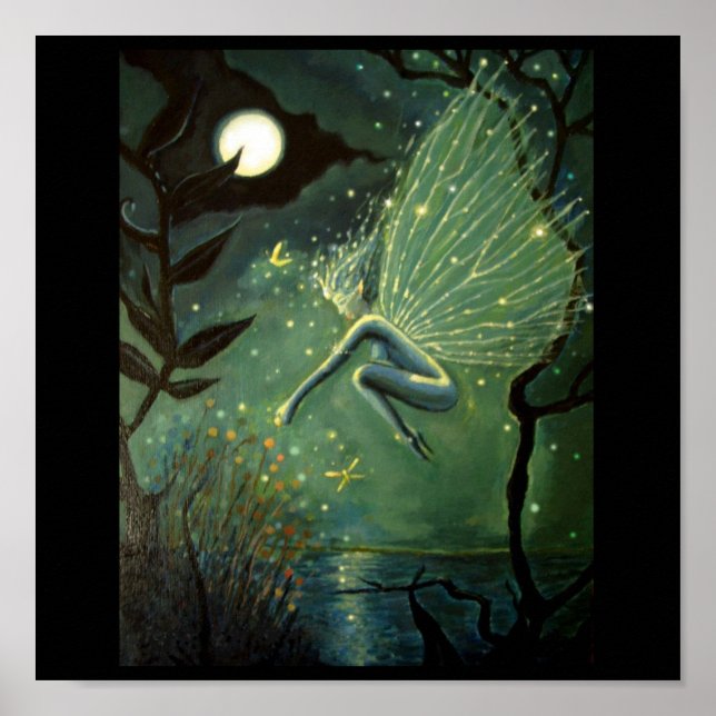 Crystal Water Sprite Fairy Print Poster (Vorne)