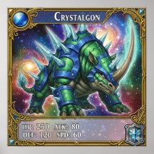 Crystalgon Trading Card