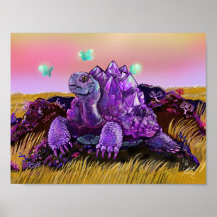 Crystaline Tortoise Poster