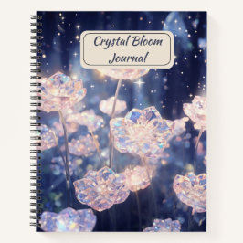 Crystalized-Blume Notizbuch
