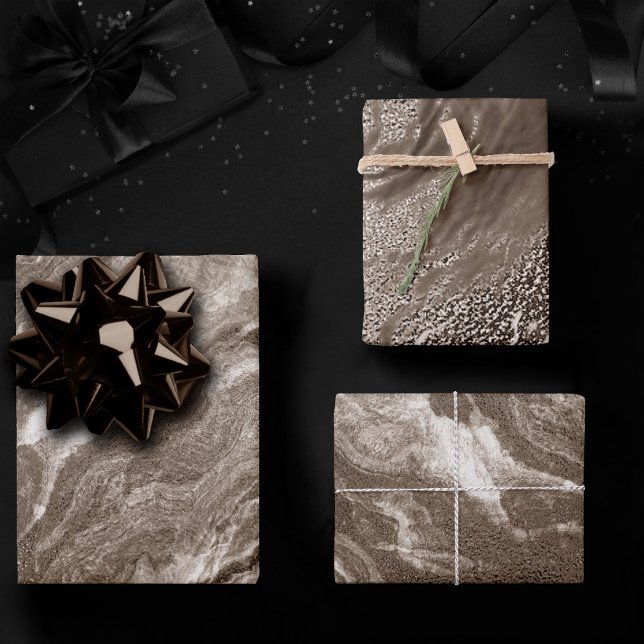 Crystalized Mauve Agate | Dusty Rose Rosa Marmor Geschenkpapier Set (Von Creator hochgeladen)