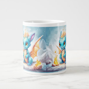 Crystalized Niedlich Baby Blue Dragon-68799 Jumbo-Tasse