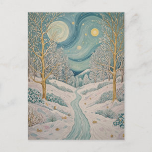 Crystalliierter Bach Postkarte