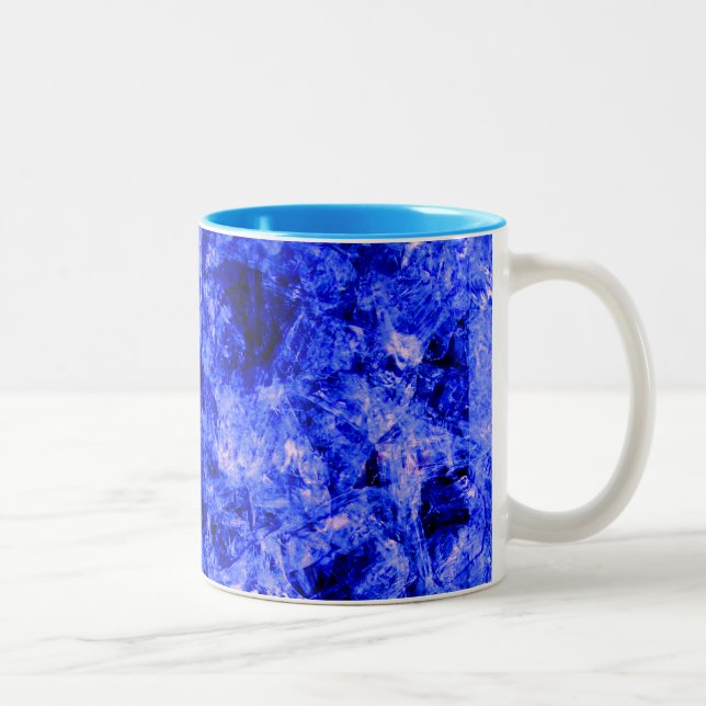 Crystallized von Kenneth Yoncich Zweifarbige Tasse (Rechts)