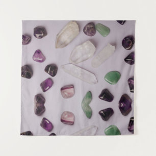 Crystals Gems Yoga Energy Wall Art Tapestes Wandteppich